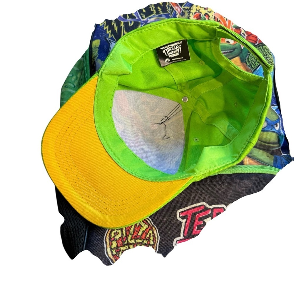 Nickelodeon Teenage Mutant Ninja Turtles Youth Backpack And Hat - Picture 3 of 7
